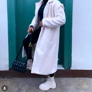 Nasty Gal Shearling Coat